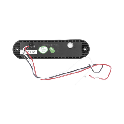 Luz Auxiliar Ultra Brillante IP67 de 6 LEDs, Color Azul, con mica transparente y bisel negro