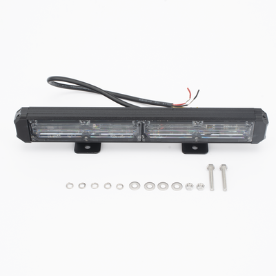 Barra de Luz de Advertencia, 2 Módulos de 6 LED, 11 Pulgadas Rojo