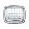 Luz de advertencia de 8 X 6", Color Claro, Con Luz de Trabajo Clara, Ideal para Ambulancias