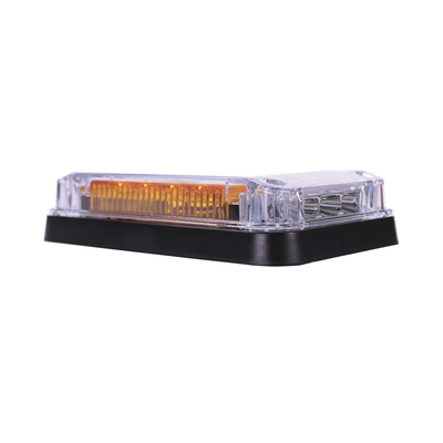 Luz de Advertencia de 7X4", Color Ámbar, Con Luces de Trabajo, Ideal para Ambulancias