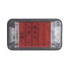 Luz de Advertencia de 7X4", Color Rojo, Con Luces de Trabajo, Ideal para Ambulancias