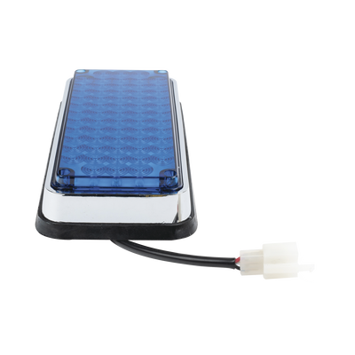 Luz de advertencia de 7x3", Color Azul, Ideal para ambulancias Luz de advertencia de 7x3", Color Azul, Ideal para ambulancias