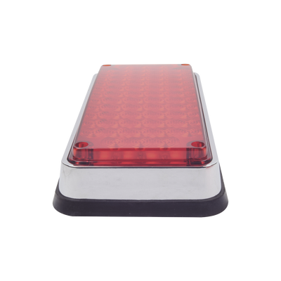Luz de Advertencia de 7X3", Color Rojo, Ideal para Ambulancias