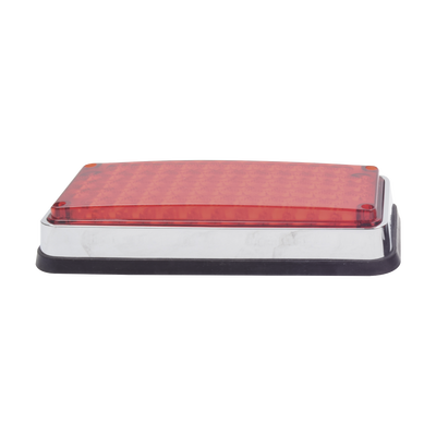 Luz de Advertencia de 7X3", Color Rojo, Ideal para Ambulancias