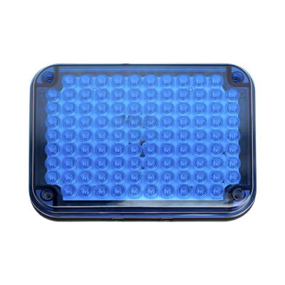 Luz de advertencia de 9x7", Color Azul, Ideal para Ambulancias