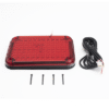 Luz de Advertencia de 9X7", Color Rojo, Ideal para Ambulancias Luz de Advertencia de 9X7", Color Rojo, Ideal para Ambulancias