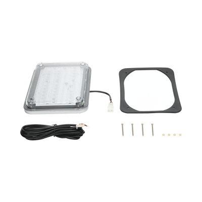 Luz de Advertencia de 9X7", Color Claro, Ideal para Ambulancias