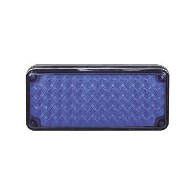 Luz de advertencia de 6x4", Color Azul, Ideal para Ambulancias