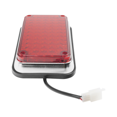 Luz de Advertencia de 6X4", Color Rojo, Ideal para Ambulancias
