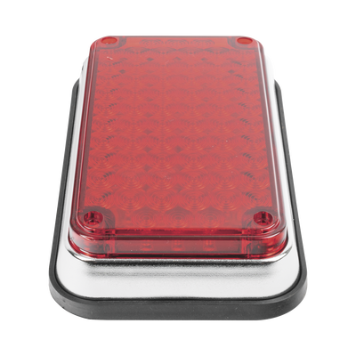 Luz de Advertencia de 6X4", Color Rojo, Ideal para Ambulancias