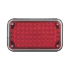 Luz de Advertencia de 6X4", Color Rojo, Ideal para Ambulancias