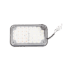 Luz de Advertencia de 6X4", Bicolor Rojo/Claro, Ideal para Ambulancias