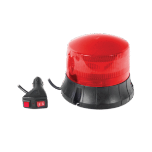 Burbuja LED giratoria color rojo, 9 LEDs, montaje magnético Burbuja LED giratoria color rojo, 9 LEDs, montaje magnético