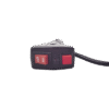 Burbuja LED giratoria color claro, 9 LEDs, montaje magnético