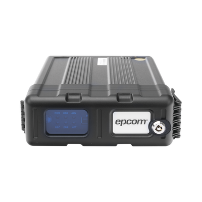 DVR Móvil / Multiplataforma / 4 Canales AHD 2 Megapixel / Almacenamiento en Memoria SD / H.265 / Chip IA Embebido / Soporta 4G / WiFi / GPS