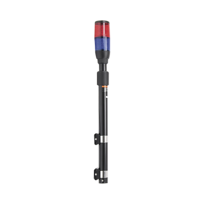 Luz telescópica Ultra Brillante para motocicleta, color Rojo/Azul Luz telescópica Ultra Brillante para motocicleta, color Rojo/Azul