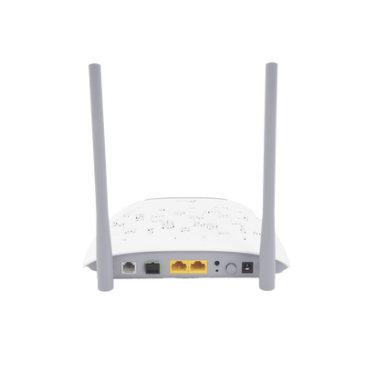 ONU/ONT - Router inalámbrico GPON N 300 Mbps / Frecuencia de 2.4 GHz / 1 puerto GPON SC-APC / 2 puertos LAN (1 GE/ 1 FE) / 1 puerto POTS (FXS) / Soporta AgiNet Config - AgiNet ASC (herramiento de gestión remota)