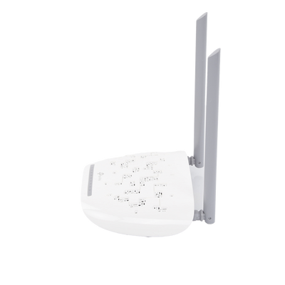 ONU/ONT - Router inalámbrico GPON N 300 Mbps / Frecuencia de 2.4 GHz / 1 puerto GPON SC-APC / 2 puertos LAN (1 GE/ 1 FE) / 1 puerto POTS (FXS) / Soporta AgiNet Config - AgiNet ASC (herramiento de gestión remota)