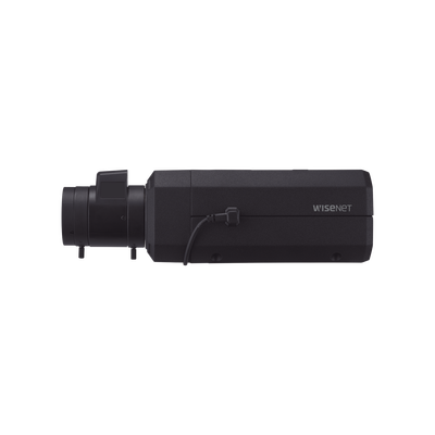 Camara Profesional 6MP con IA / P-Iris / WDR 120dB / H.265 / Ranura SD / WiseStream II Camara Profesional 6MP con IA / P-Iris / WDR 120dB / H.265 / Ranura SD / WiseStream II