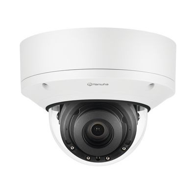 Cámara IP Tipo Domo Interior 6MP / Lente Motorizado 2.8 - 8.4mm / WDR 120db / IP66 / IK08 / H.265 & WiseStream