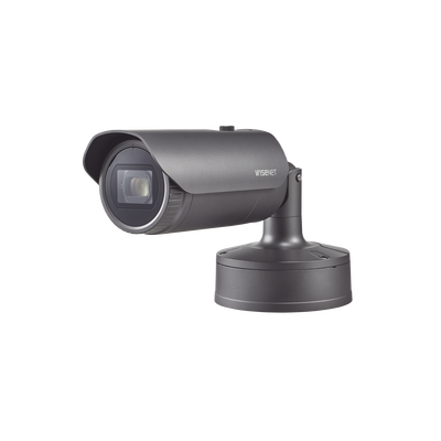 Camara IP tipo Bala de 2MP con Función de identificación de placas LPR / Lente Motorizado 5.2 - 62.4mm / WDR 150dB / Diseñado para aplicaciones de baja velocidad 0 a 90 Km/h