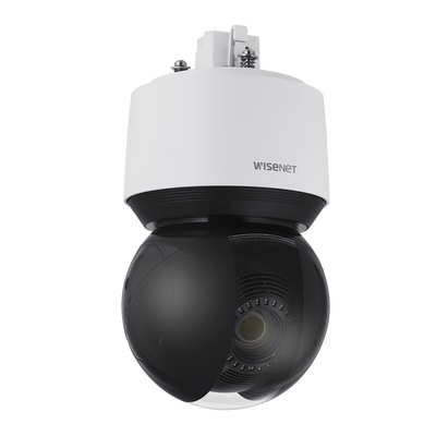 Cámara PTZ IP antivandálica 4K / IR 200m / 25x Zoom Óptico / IP66 / NEMA 4X / IK10 / Auto tracking / H.265 & WiseStream