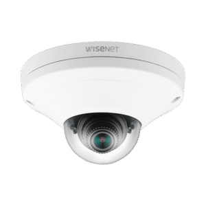 Cámara IP Mini Domo Exterior Antivandálico 2MP Color Blanco / Lente 2.8mm / WDR 150db / H.265 & WiseStream / Conteo de Personas / Video Analíticos Avanzados