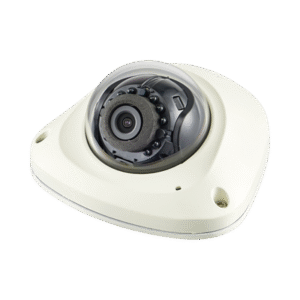 Cámara Tipo Domo Antivandálico 2MP para Vehículo Conector M12/ Lente 3.6mm / WDR 150db / IP66 / IK10 / H.265 & WiseStream