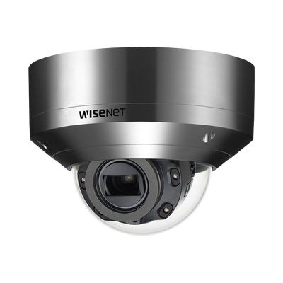 Cámara IP Tipo Domo Antivandálico 2MP de Acero Inoxidable / Lente Motorizado 2.8-12 mm / IR 50M / WDR 150db / H.265 & WiseStream Cámara IP Tipo Domo Antivandálico 2MP de Acero Inoxidable / Lente Motorizado 2.8-12 mm / IR 50M / WDR 150db / H.265 & WiseStream