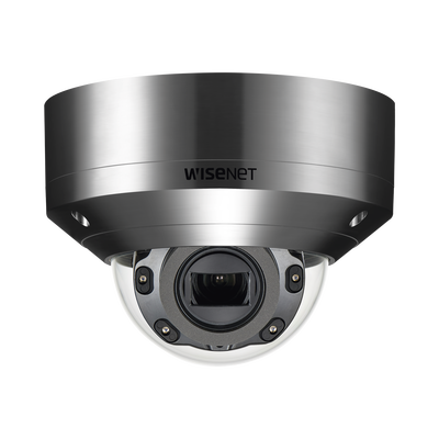 Cámara IP Tipo Domo Antivandálico 2MP de Acero Inoxidable / Lente Motorizado 2.8-12 mm / IR 50M / WDR 150db / H.265 & WiseStream Cámara IP Tipo Domo Antivandálico 2MP de Acero Inoxidable / Lente Motorizado 2.8-12 mm / IR 50M / WDR 150db / H.265 & WiseStream