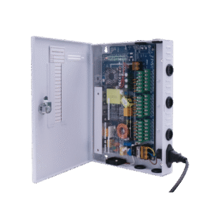 Fuente PREMIUM / 11-15 V / 18 canales / 20 A / Alta tecnología en seguridad / Doble ventilador / Hasta 1.8 Amperes por Salida / Filtro de ruido por canal / Diseño de alta gama.