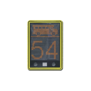 Radar de velocidad de 3 dígitos con mensajes variables y confgurables