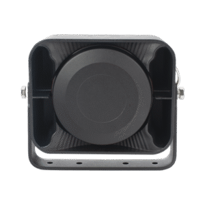 Bocina Compacta de Uso Rudo, 100 Watts de Potencia, Ideal para Vehículos de Encubierto, 8 Ohms de Impedancia