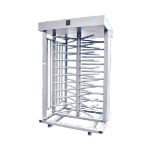 Torniquete Sencillo / Cuerpo Completo / Interior/Exterior / 100% Acero con Pintura Gris / EJE CENTRAL con Pintura Gris / Acabado de Lujo / Alto Tráfico