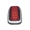 Luz de advertencia 8 X 4", Color Rojo, IP67, SAE, Ideal para Ambulancias