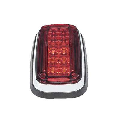 Luz de advertencia 8 X 4", Color Rojo, IP67, SAE, Ideal para Ambulancias