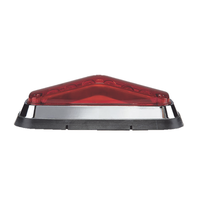 Luz de advertencia 8 X 4", Color Rojo, IP67, SAE, Ideal para Ambulancias