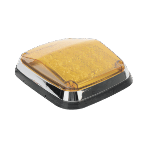 Luz de advertencia de 8 X 6", Color Ámbar, SAE, IP67, Ideal para Ambulancias