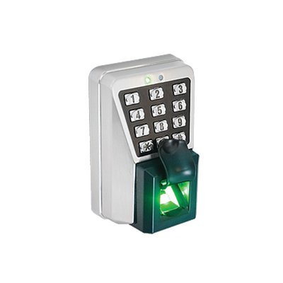 (ZK MA500)Lector IP de Huella y Proximidad con Teclado Antivandálico para Exterior / Administración con software o de manera autónoma (directo en el teclado) / Relevador para chapa