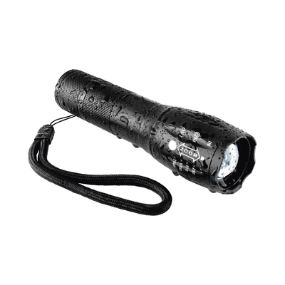 Linterna LED de Aluminio, 800 Lúmenes, IPX4, Resistente al Agua