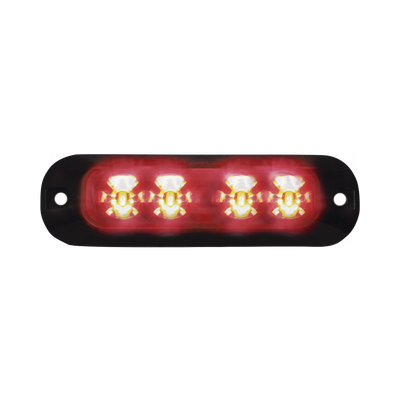 Luz Perimetral , 4 LEDs Ultra Brillantes, color Rojo