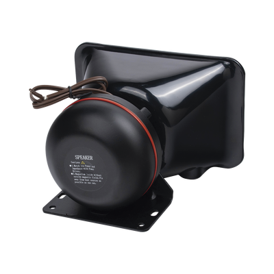 Bocina de uso Rudo, de 100 W, Alto Rendimiento y Base en Aluminio, 8 Ohms de Impedancia