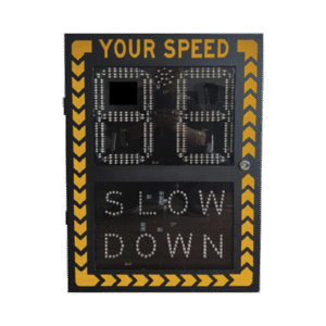 Radar Medidor de Velocidad de 2 Dígitos / Puerto de Red/ Detección de Exceso de Velocidad / Rango de 2 a 99 km/h Radar Medidor de Velocidad de 2 Dígitos / Puerto de Red/ Detección de Exceso de Velocidad / Rango de 2 a 99 km/h