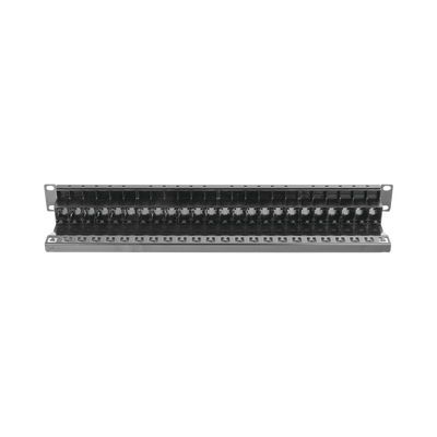 Patch Panel ZMAX with jack UTP CAT6A 24 PORT 1U black