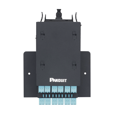 Soporte Para 2 Casetes HD Flex de 6 Puertos Duplex, Para Uso con Gabinetes de Zona, Color Negro