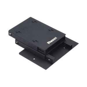 Soporte Para 2 Casetes HD Flex de 6 Puertos Duplex, Para Uso con Gabinetes de Zona, Color Negro