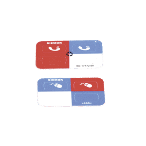 Icono UltraMax para identificación de Jacks, Color Rojo, Bolsa con 100 Piezas