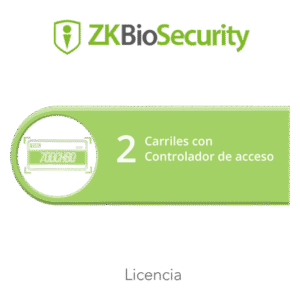 Licencia para ZKBiosecurity para modulo de estacionamiento de 2 carriles utilizando controlador de acceso Licencia para ZKBiosecurity para modulo de estacionamiento de 2 carriles utilizando controlador de acceso