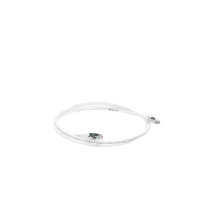 Patch Cord Z-MAX Cat6A S/FTP, CM/LS0H, 5ft, Color Blanco, Versión Bulk (Sin Empaque Individual)