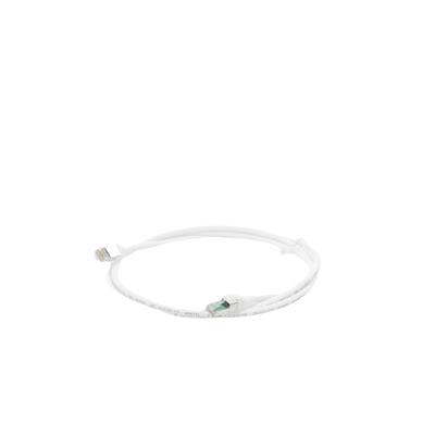 Patch Cord Z-MAX Cat6A S/FTP, CM/LS0H, 5ft, Color Blanco, Versión Bulk (Sin Empaque Individual)
